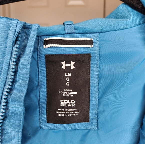 EUC Under Armour Men's 3 in 1 jacket Size Large - Picture 6 of 16